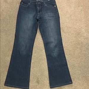 Michael Kors Blue Flare Wide Leg Jeans Medium Wash